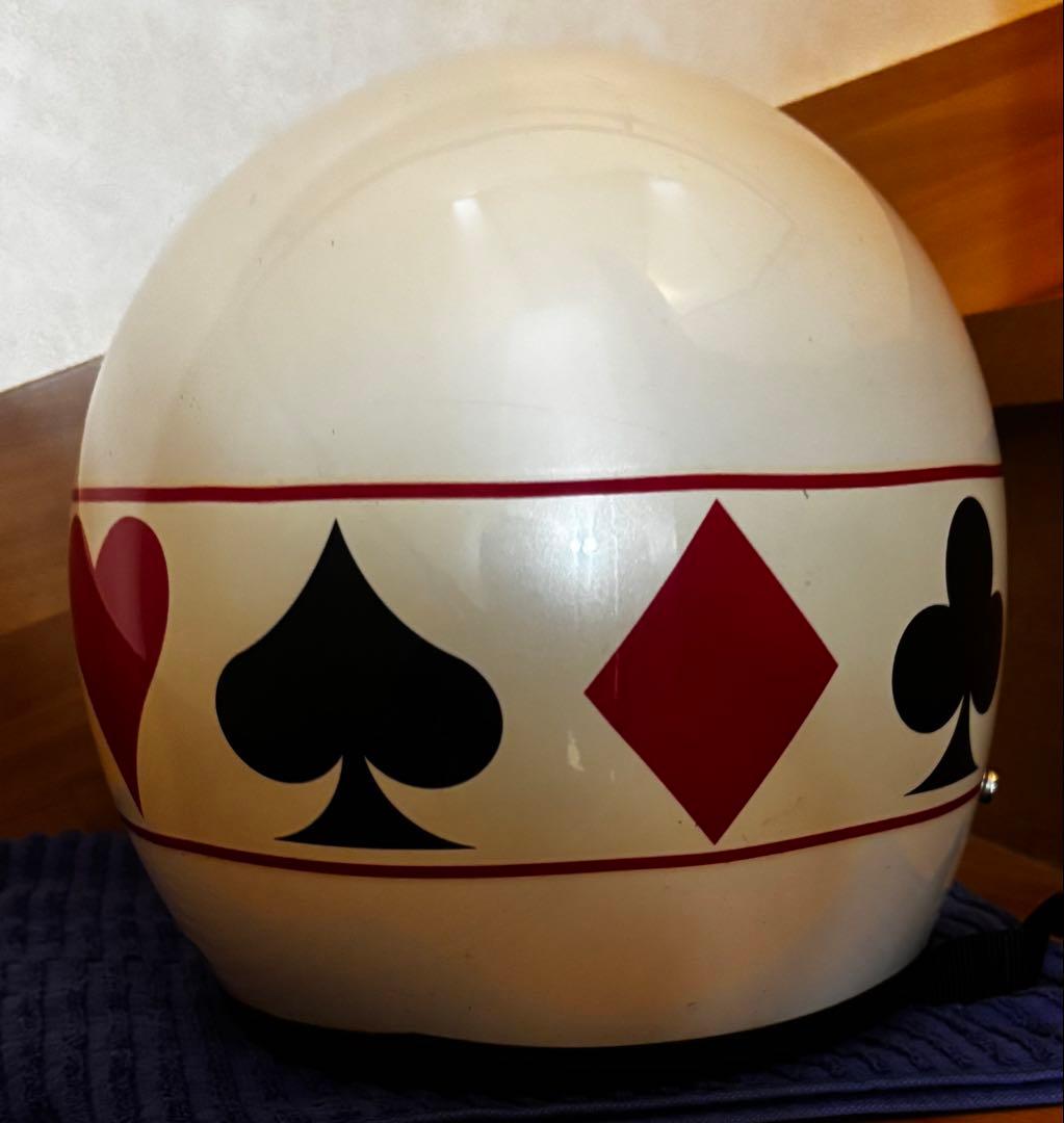 トランプデザイン ジェットヘルメット