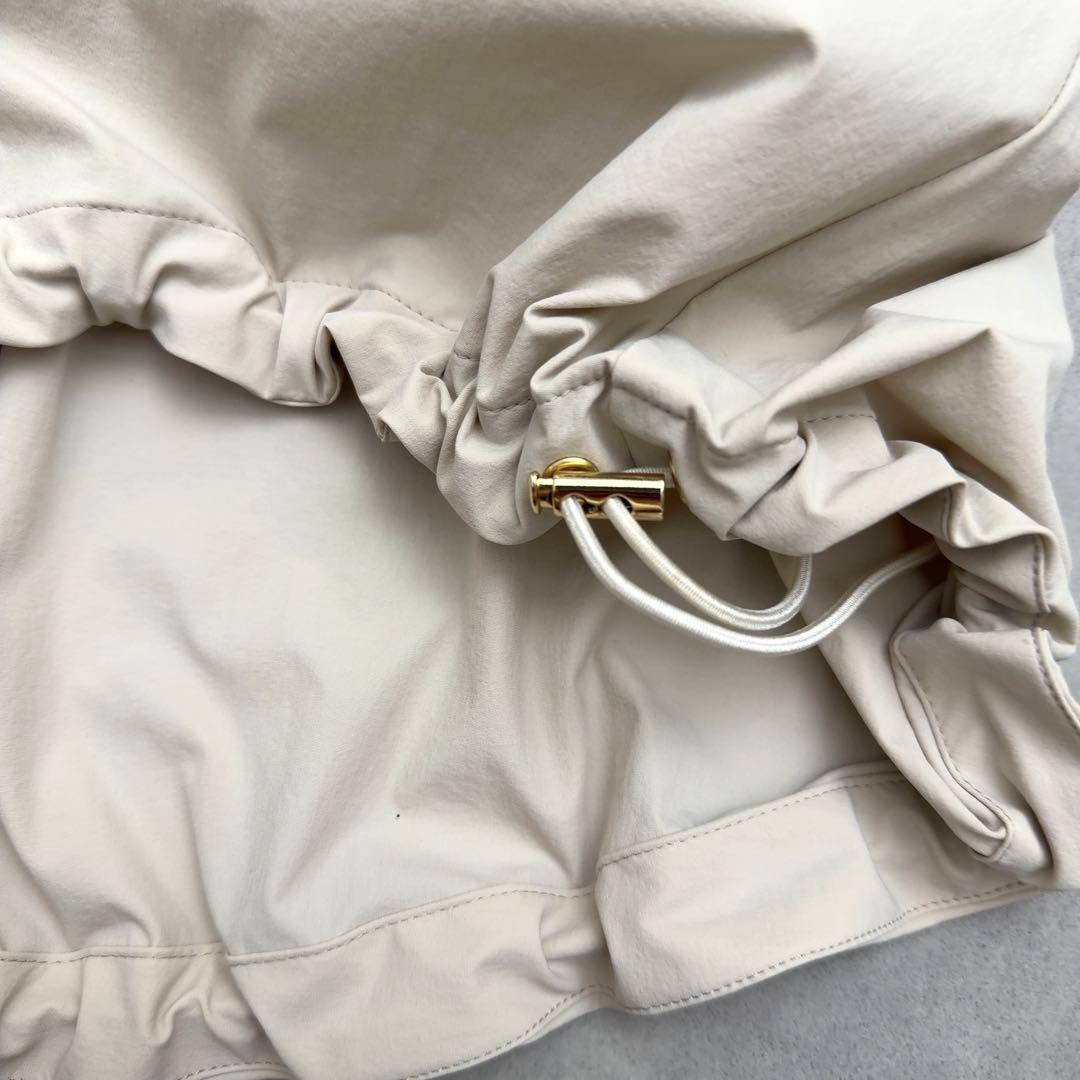 25SS【23区】撥水加工ナイロン2WAYストレッチロングアウター 44 13号