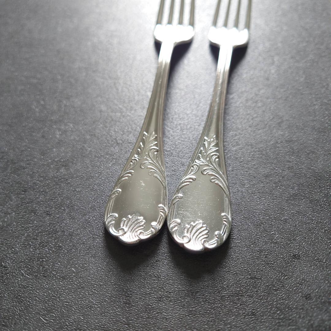 クリストフル マルリー デザートフォーク 2点