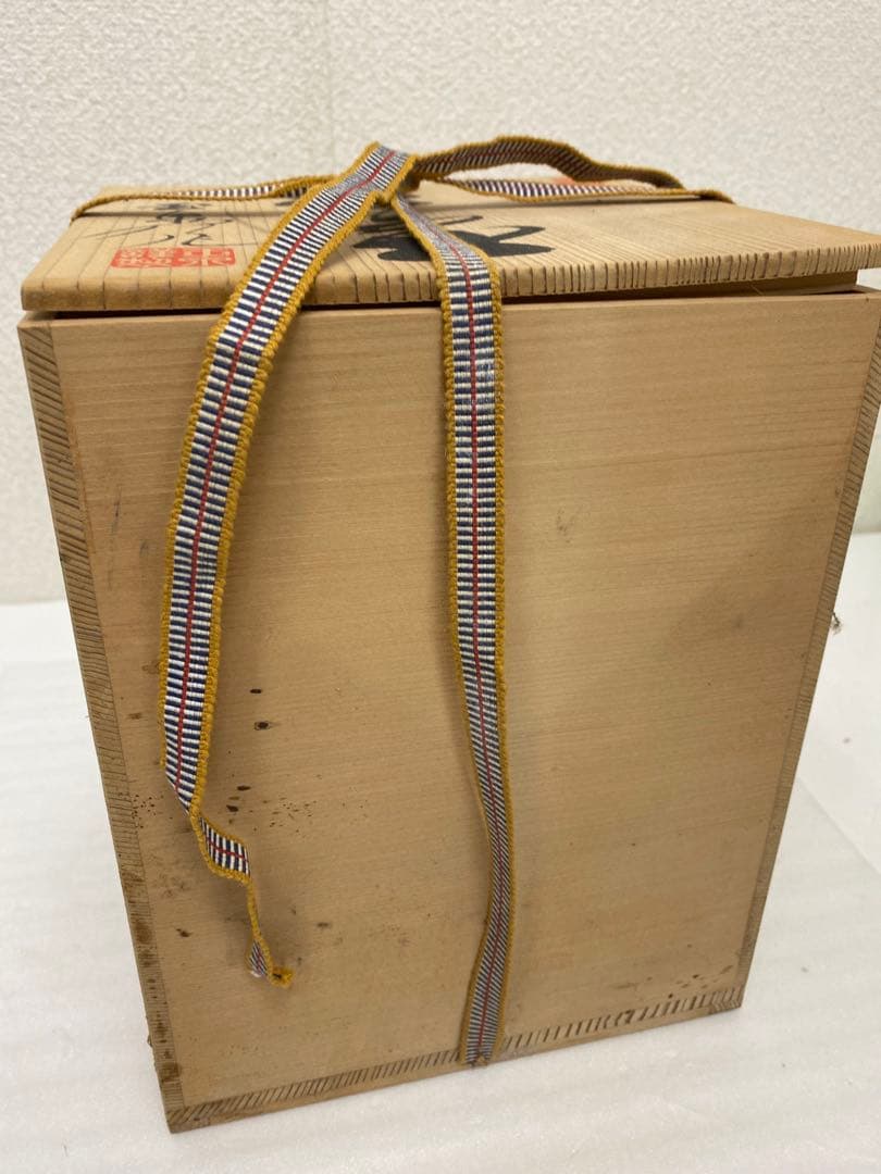 3-2418 九谷 色絵 吉野山図 茶壺 重要文化財写 野々村 仁清 玉泉堂