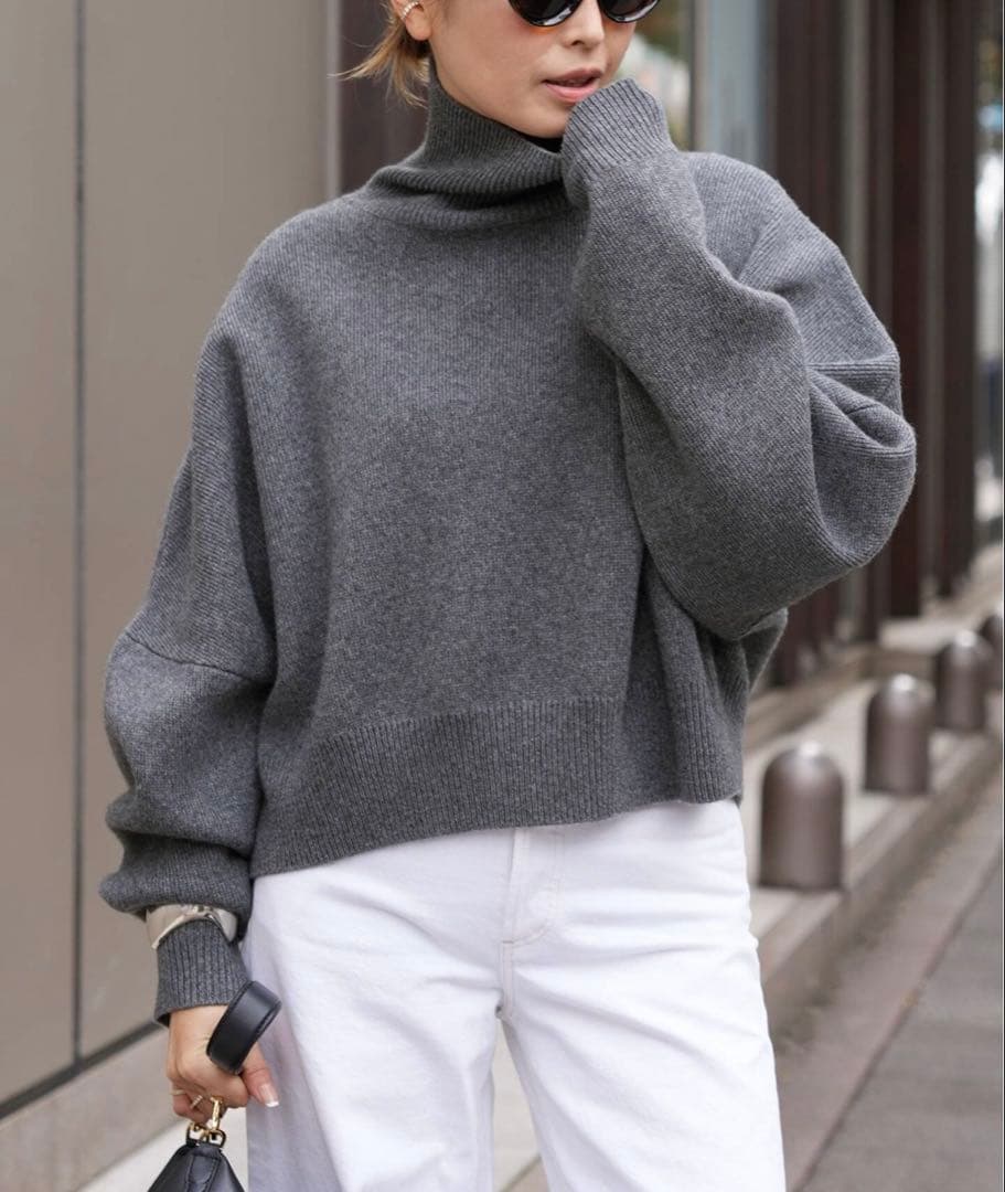 【1/21まで】R2W CROP TURTLE KNIT 新品未使用