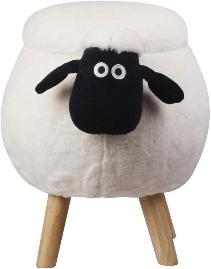 ひつじのショーン　スツール　動物チェア　アニマルスツール　収納付き　羊のショーン