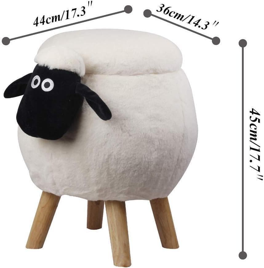 ひつじのショーン　スツール　動物チェア　アニマルスツール　収納付き　羊のショーン