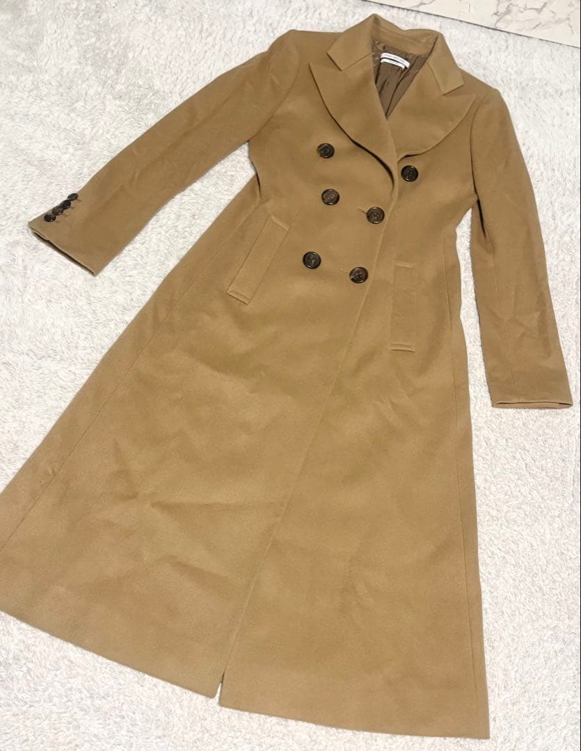 FOXEY NEWYORK ダブルボタンチェスターコート