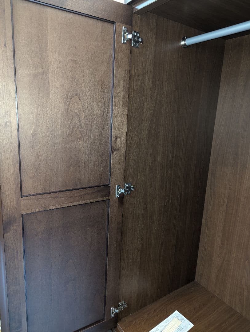 【美品】ワードローブ 　タンス　ダークブラウン