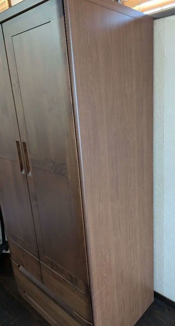 【美品】ワードローブ 　タンス　ダークブラウン