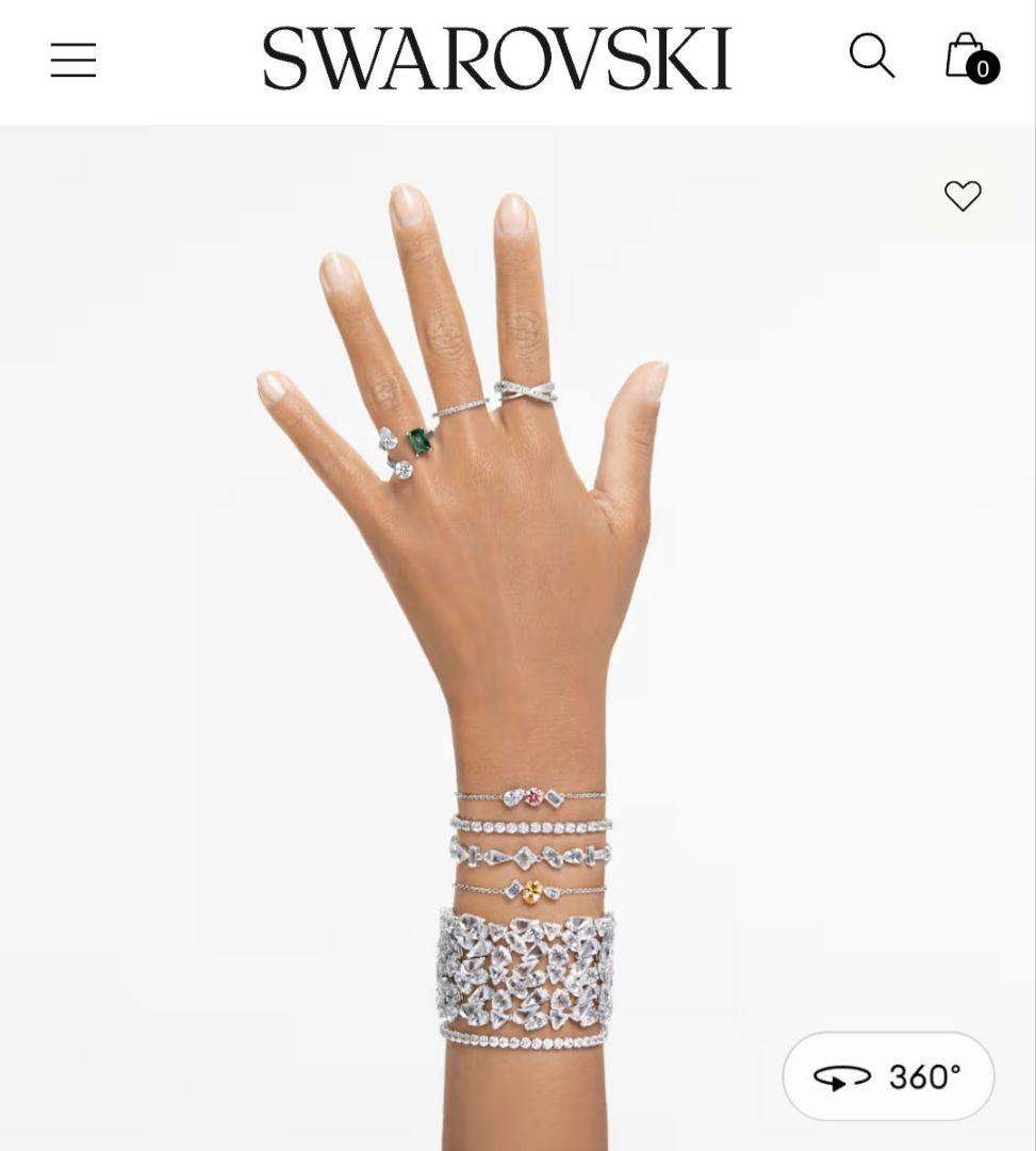 ほぼ新品 SWAROVSKI 55 Vittore リング スワロフスキー