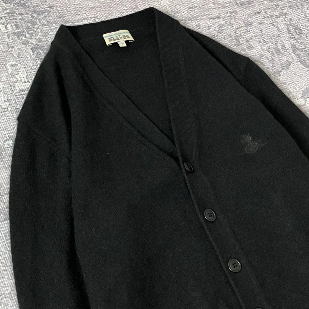 【美品】ヴィヴィアンウエストウッド ロングカーディガン オーブ刺繍 ブラック 黒