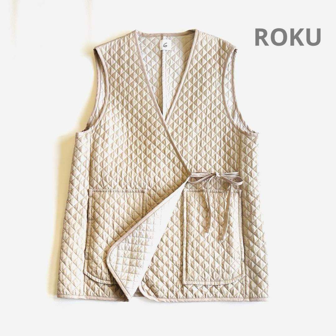 ROKU ロク ６ キルティング ベスト QUILTED VEST