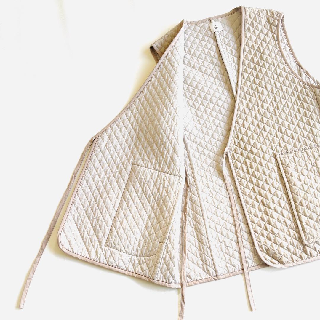 ROKU ロク ６ キルティング ベスト QUILTED VEST