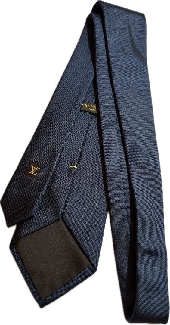 ルイヴィトン　濃紺　ネクタイ