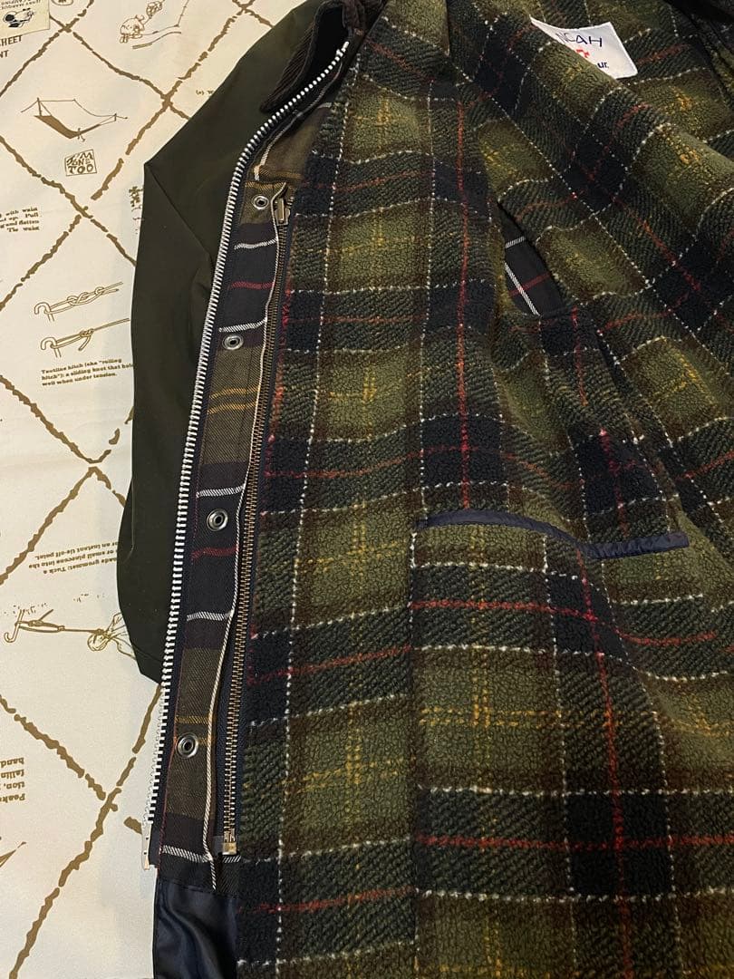 ゲジヒト専用Barbour NOAH コラボ Wax Beaufort サイズM