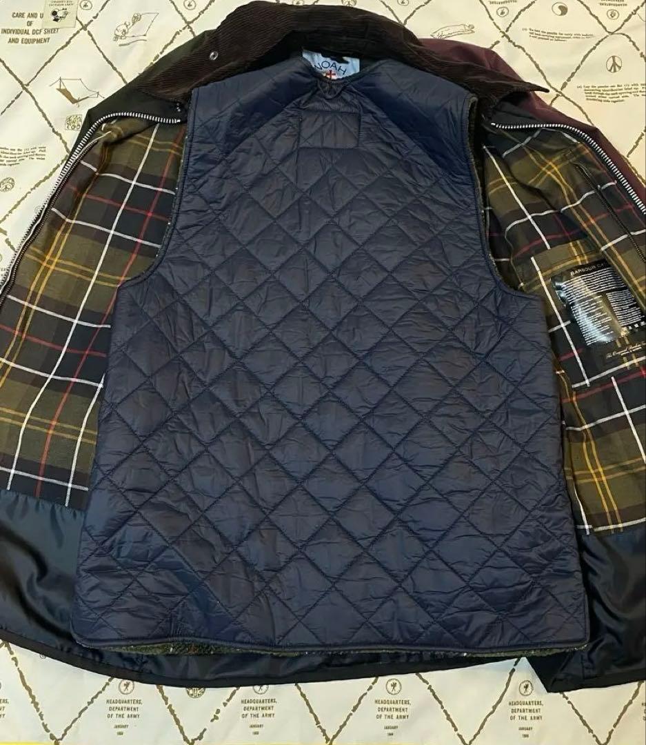 ゲジヒト専用Barbour NOAH コラボ Wax Beaufort サイズM