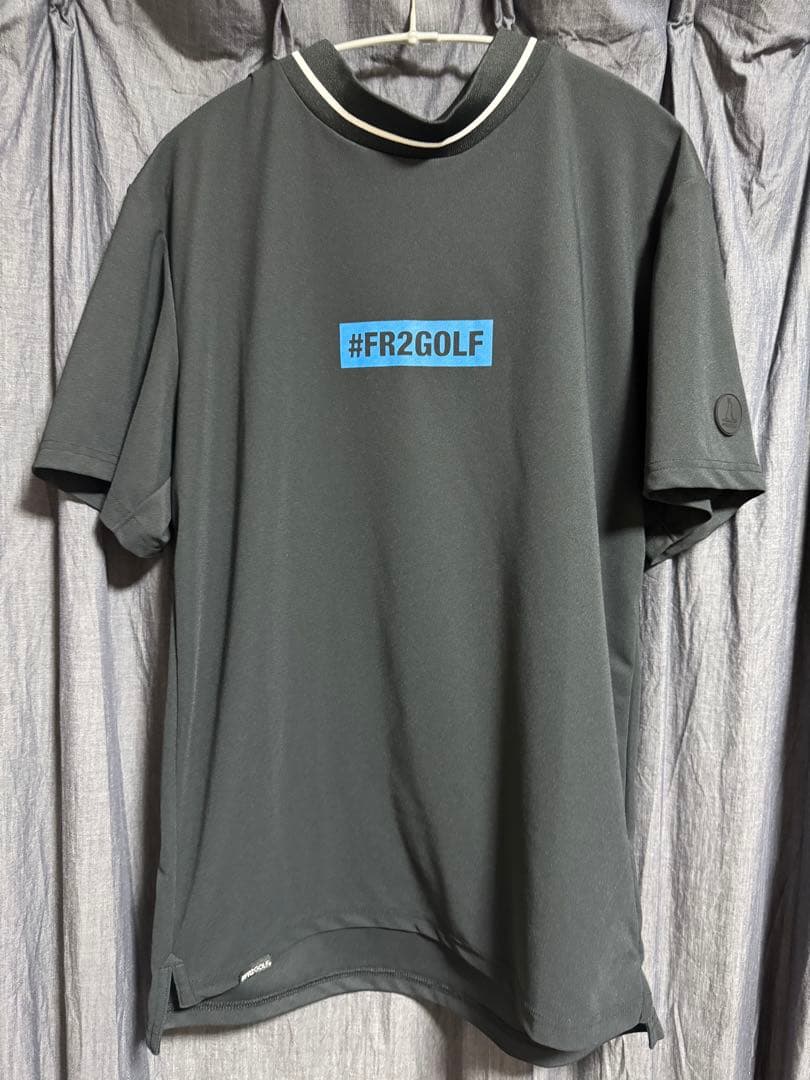 自*人様 一度だけ使用 FR2GOLF 3周年記念モックネックTシャツ　黒