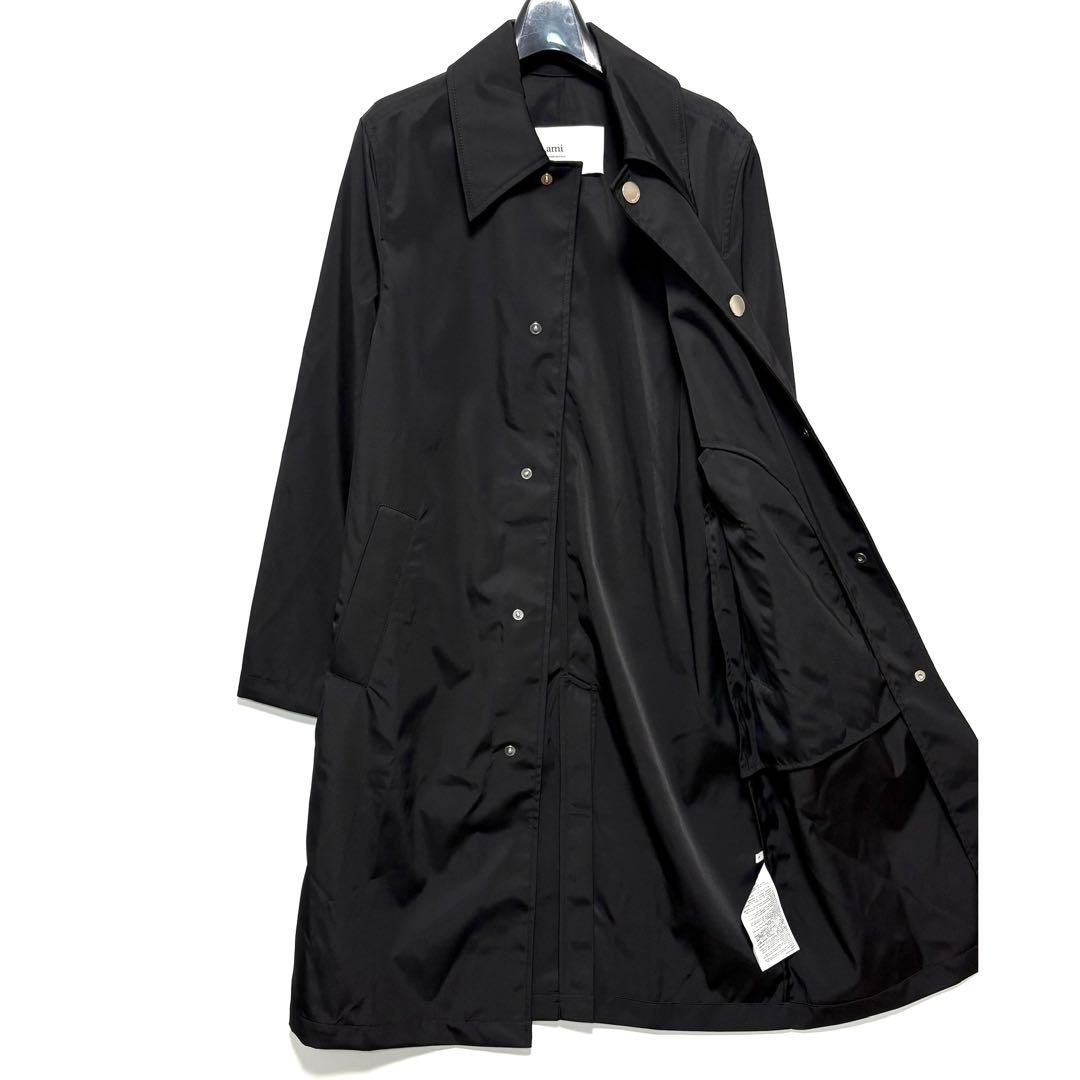 新品 AMI PARIS テクニカルナイロンツイルコート S