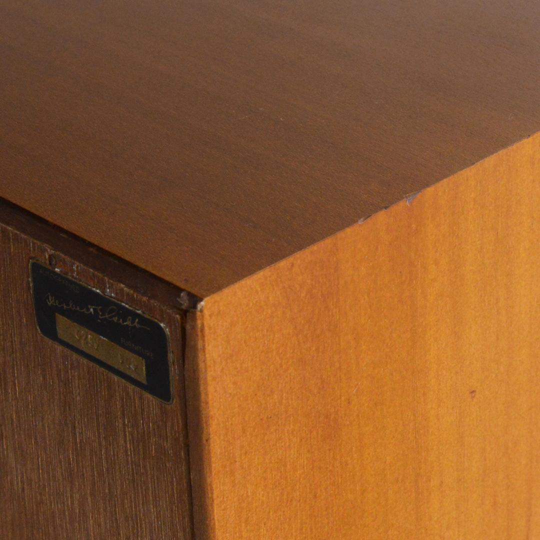 ヴィンテージ チーク ガラスキャビネット カップボード ディスプレイキャビネット