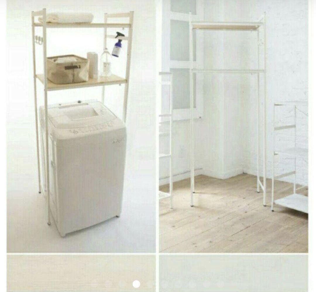 美品★ナチュラルカントリー　ランドリーラック　キッチンラック