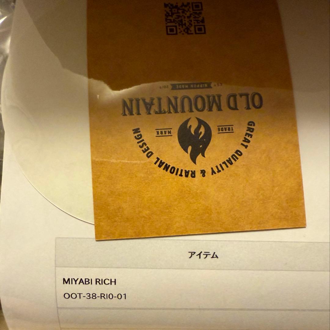 【新品未使用】38-kt THE RICH　OLDMOUNTAIN ver.