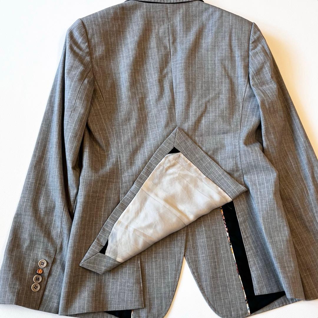 Paul Smith BLACK LABEL　パンツスーツ　裏総柄　グレー　40