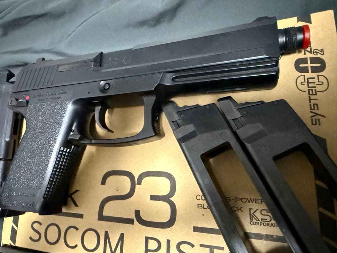 KSC SOCOM 23 Co2 ホルスター　LAM サイレンサー付き