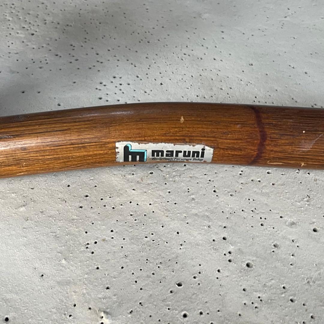 ② 【マルニ木工】ラタンチェア　籐　ヴィンテージ　レトロ　家具　２脚出品中！