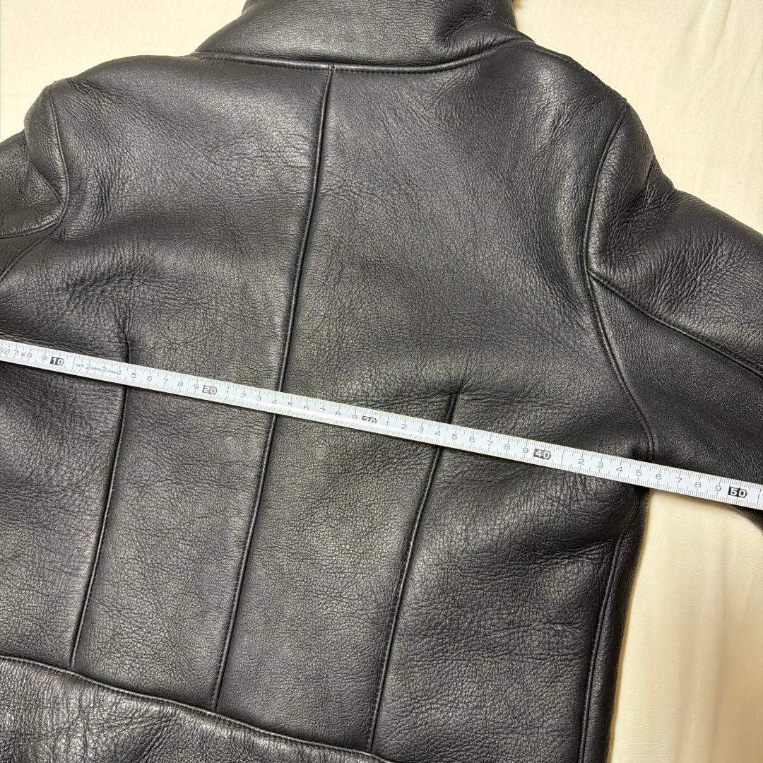 【美品】UNITED ARROWS ムートンライダースジャケット　38