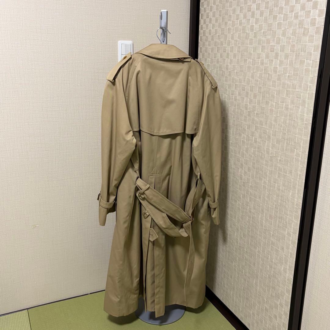 【Burberry】ベージュ トレンチコート チェック裏地