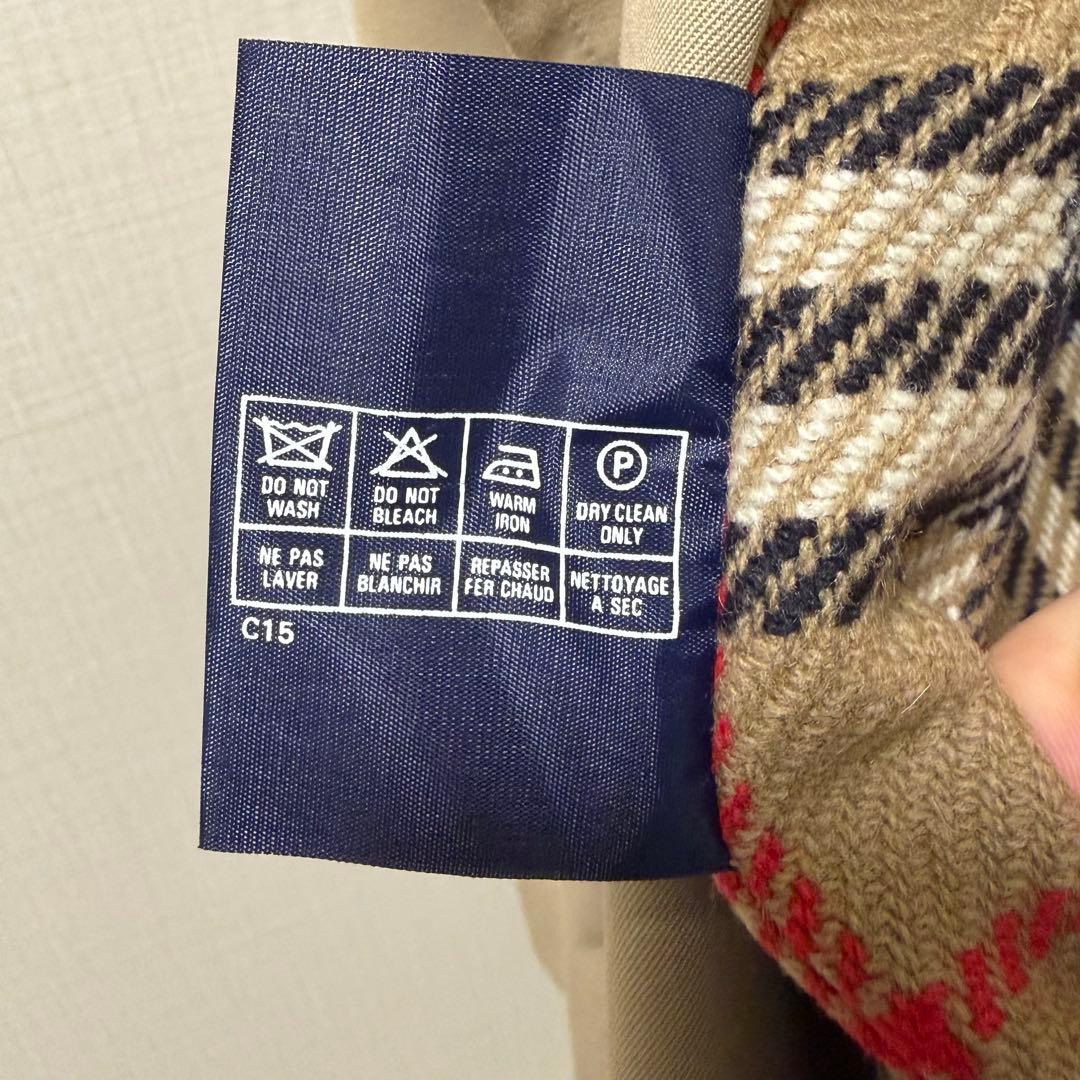 【Burberry】ベージュ トレンチコート チェック裏地