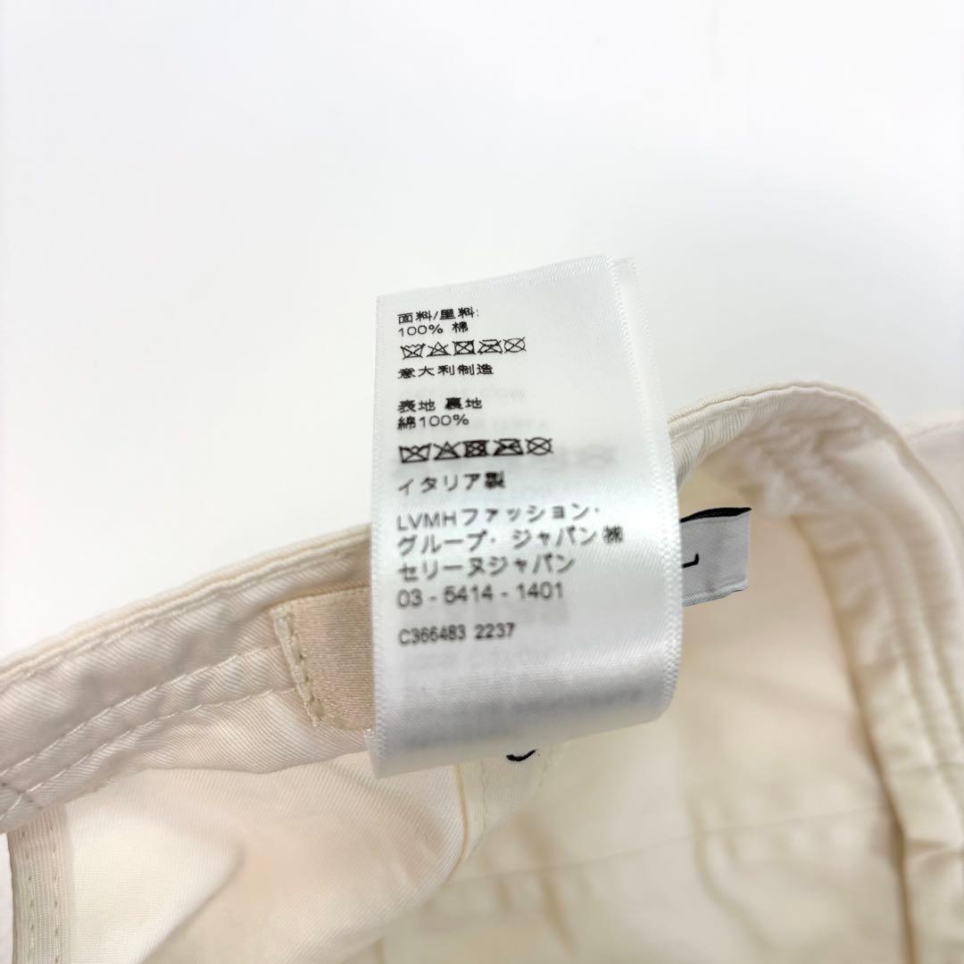 CELINE セリーヌ ベースボールキャップ トリオンフ 白