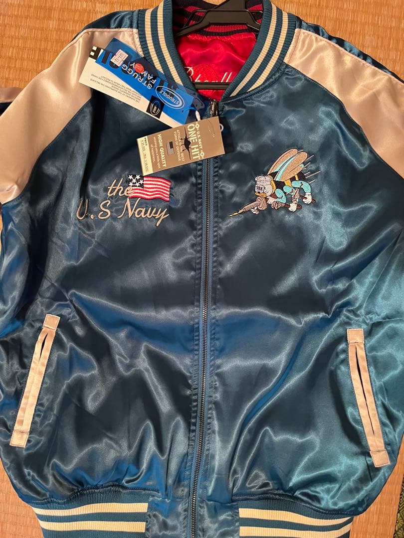 STRUGGLE スカジャン 刺繍　US NAVY