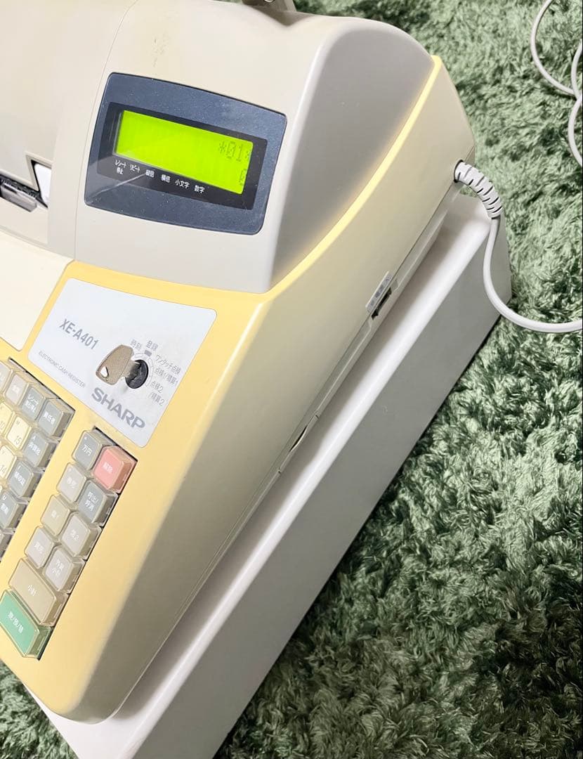 SHARP XE-A401 レジスター 取扱説明書付き