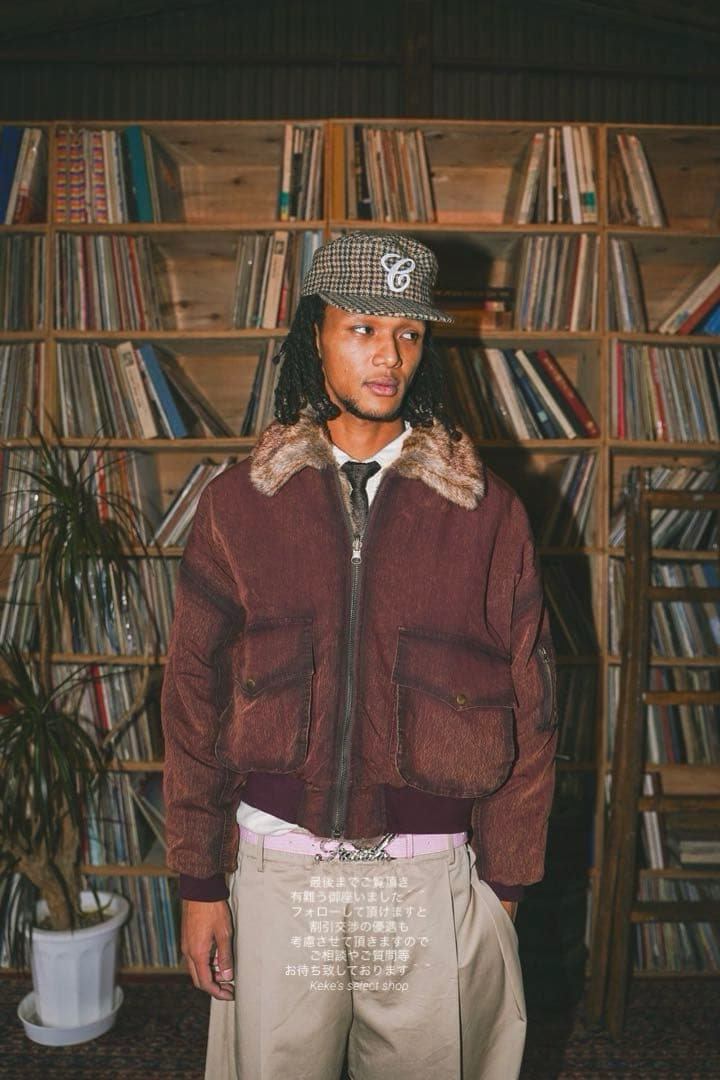 【極美品】BALLSY BROTHERS リバーシブルファーフライトジャケット