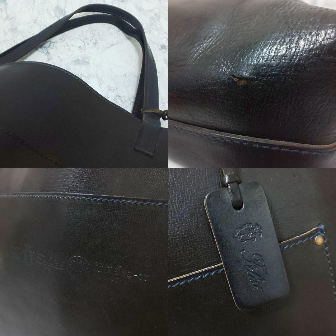 廃盤品 Felisi ラージトートバッグ 13-37 イタリアンレザー ブラック