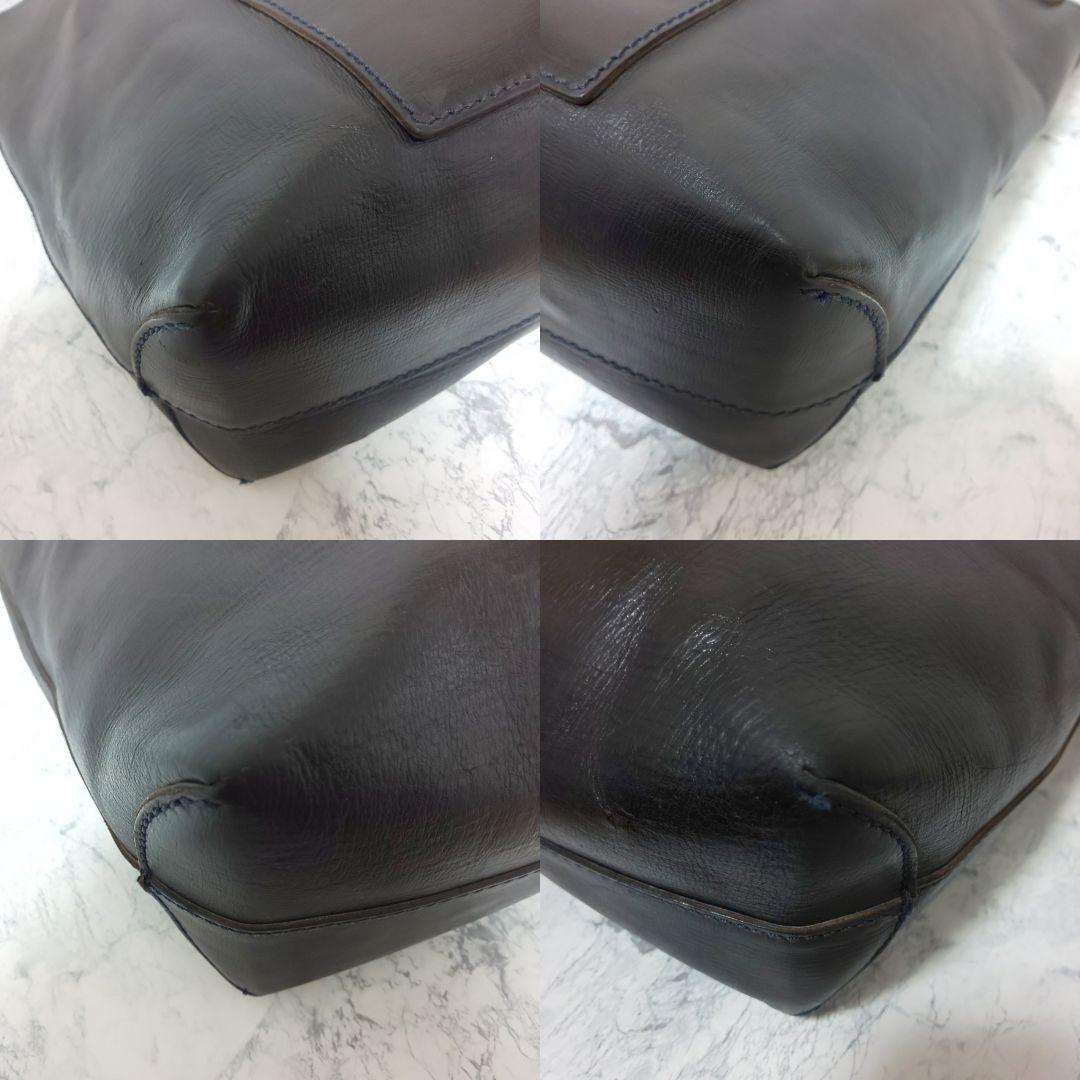 廃盤品 Felisi ラージトートバッグ 13-37 イタリアンレザー ブラック