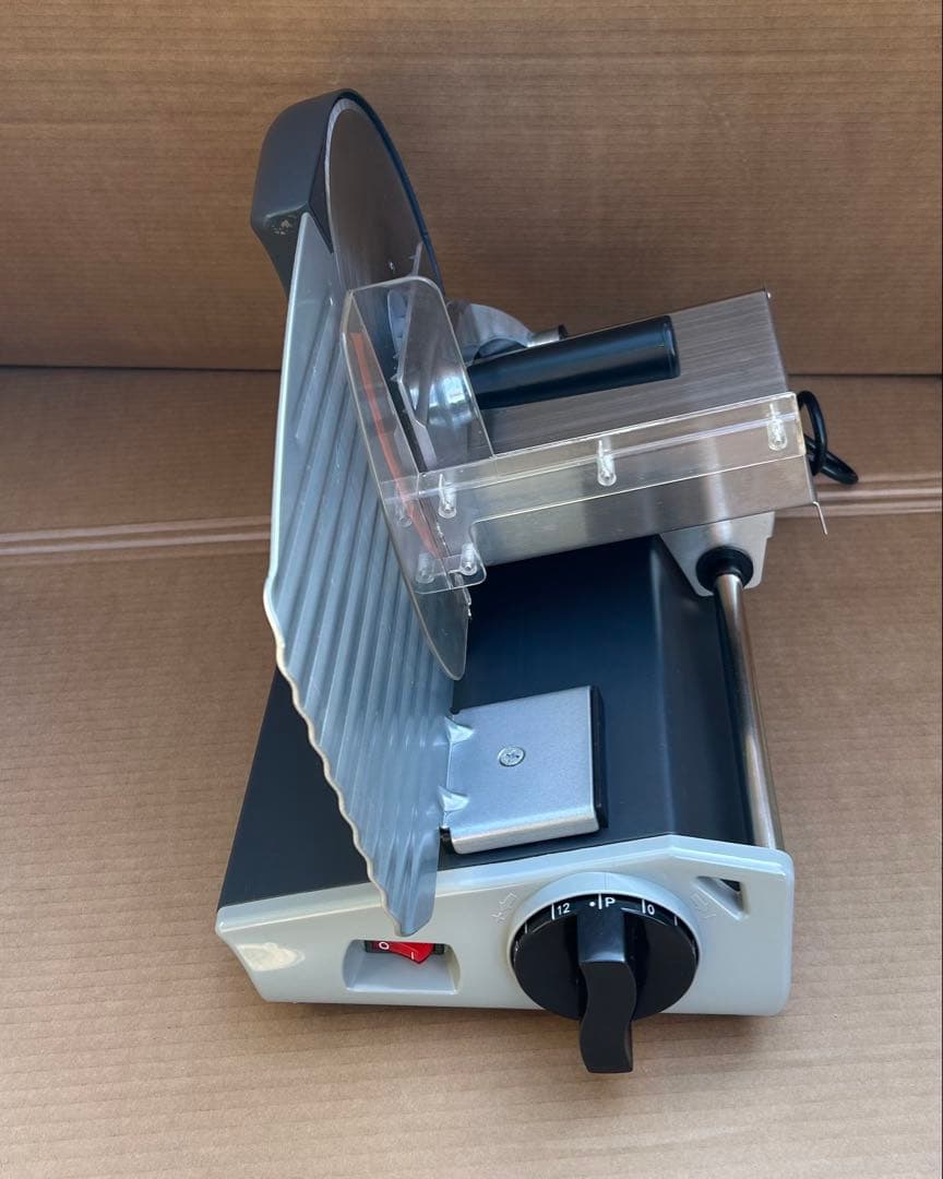 ミナト 家庭用ミートスライサー HMS-220(BK)-V2