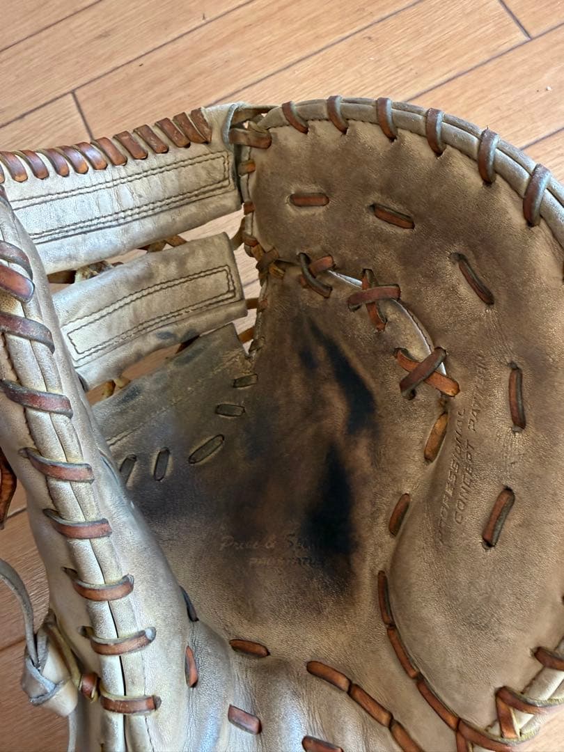 ZETT ベージュ 硬式グローブ