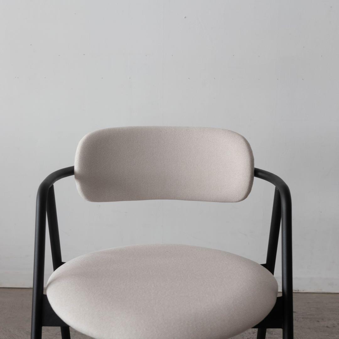 ダイニングチェア アイアン　アイボリー