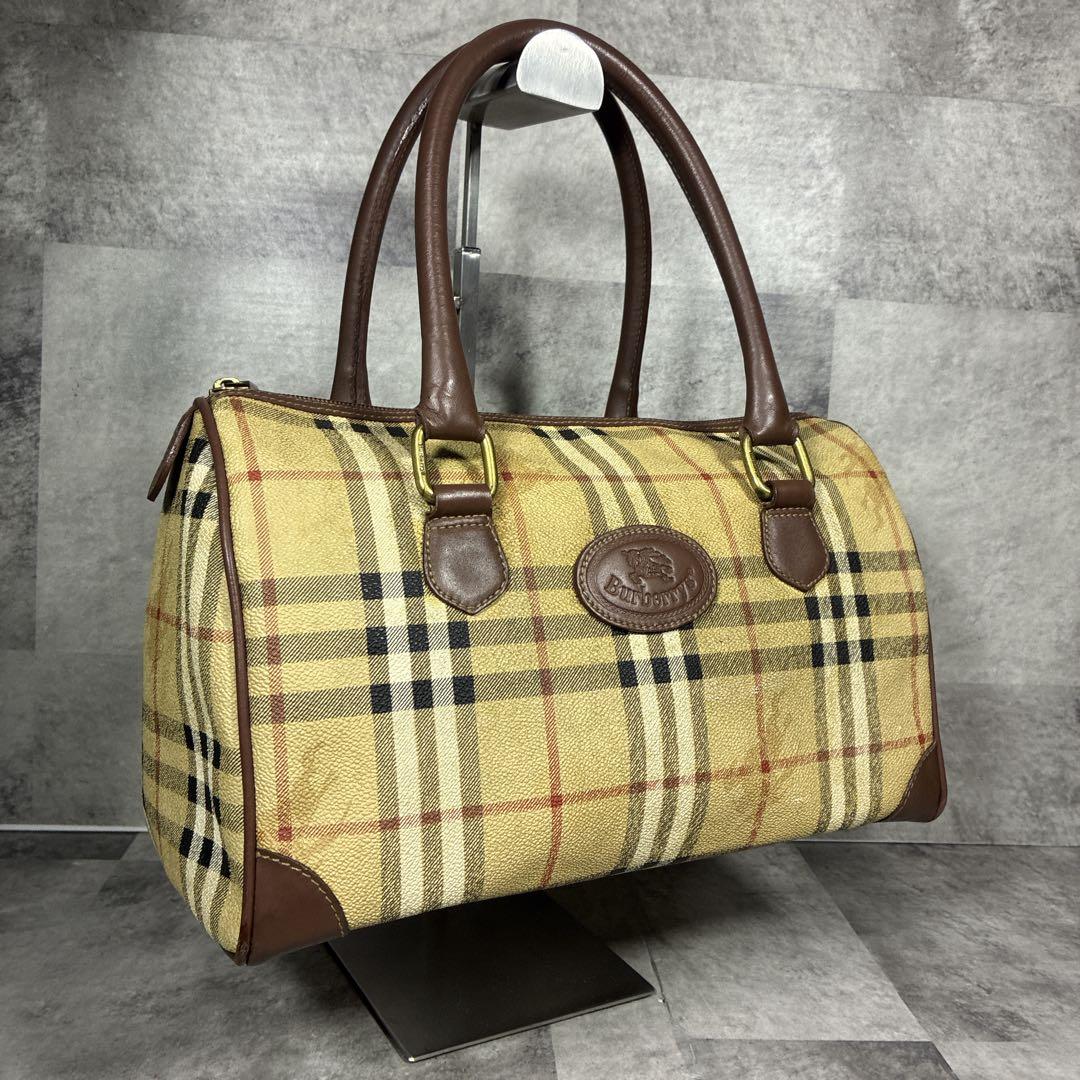 【希少・入手困難】✨Burberrys Mini Boston Bag Y2K