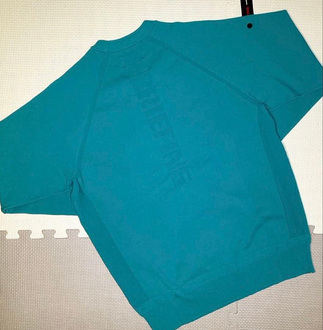 BRIEFING GOLF MS CREWNECK KNIT（ターコイズ／M）