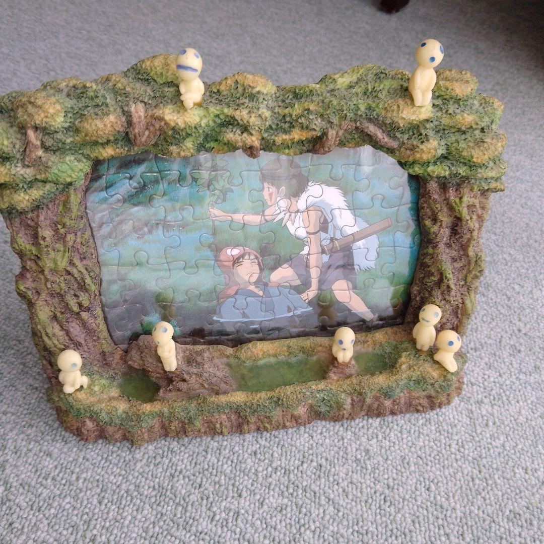 【未使用美品】もののけ姫　シシ神の森　パズル　フォトフレーム　 ジブリ