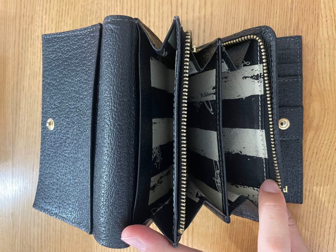 ヴィヴィアンウェストウッド　折り財布　エグゼクティブ　ブラック