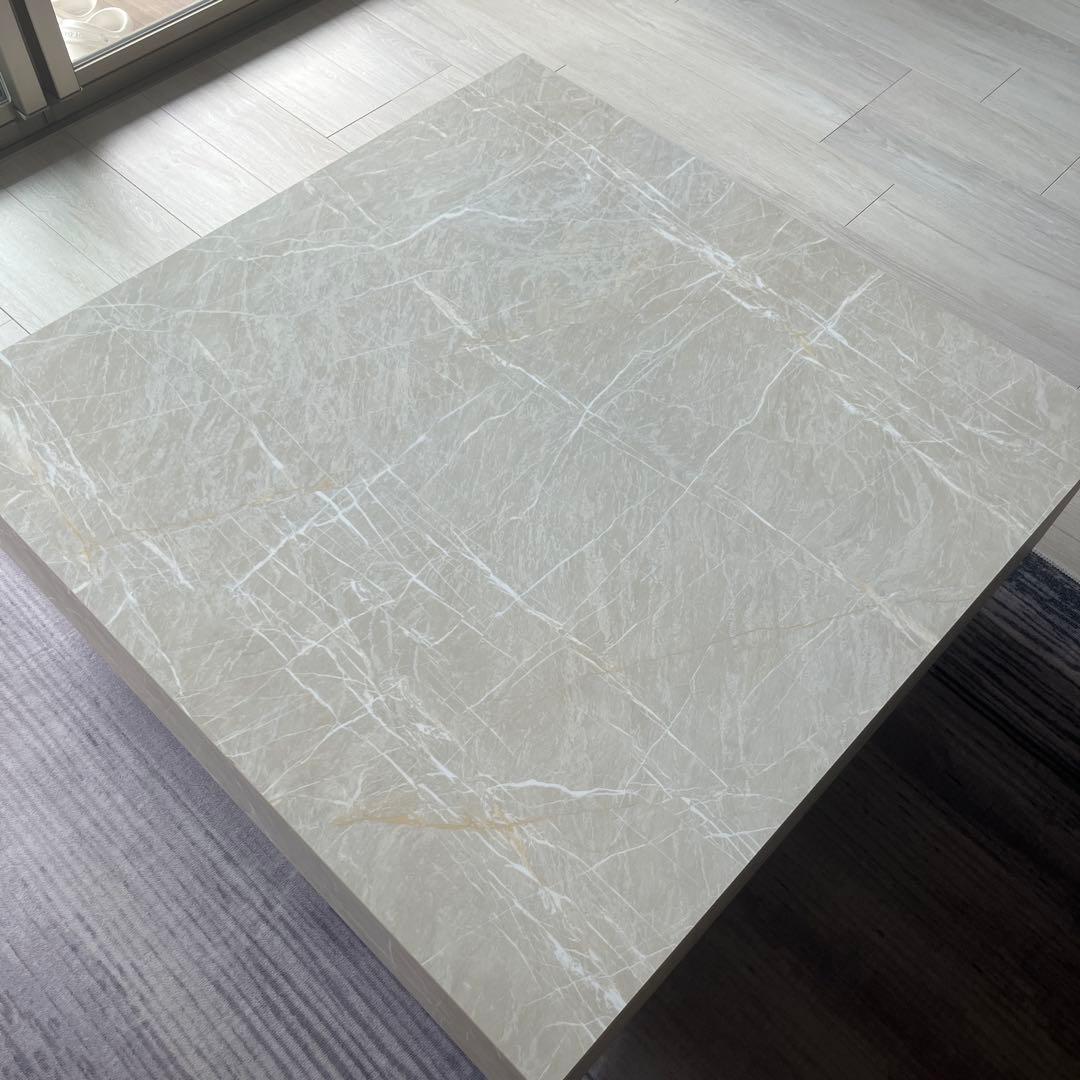 LOWYA 大理石調センターテーブル