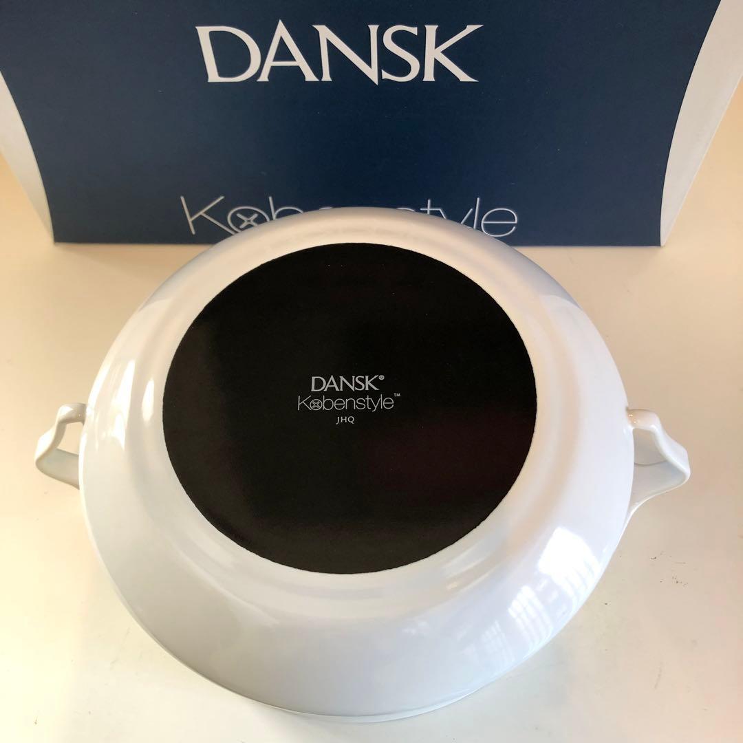 【新品未使用】 DANSK コベンスタイルホワイト両手鍋18cm