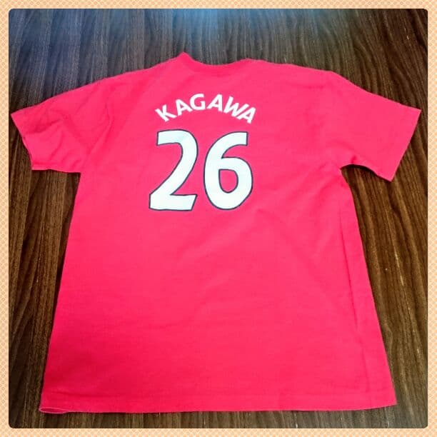 イングランド名門 マンチェスターユナイテッド 香川真司 ユニフォームTシャツ