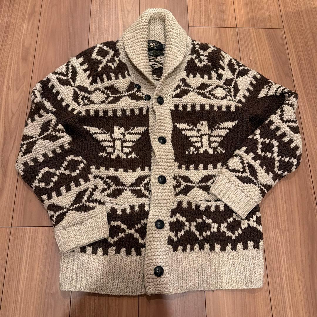 RRL Ralph Lauren 手編みカーディガン