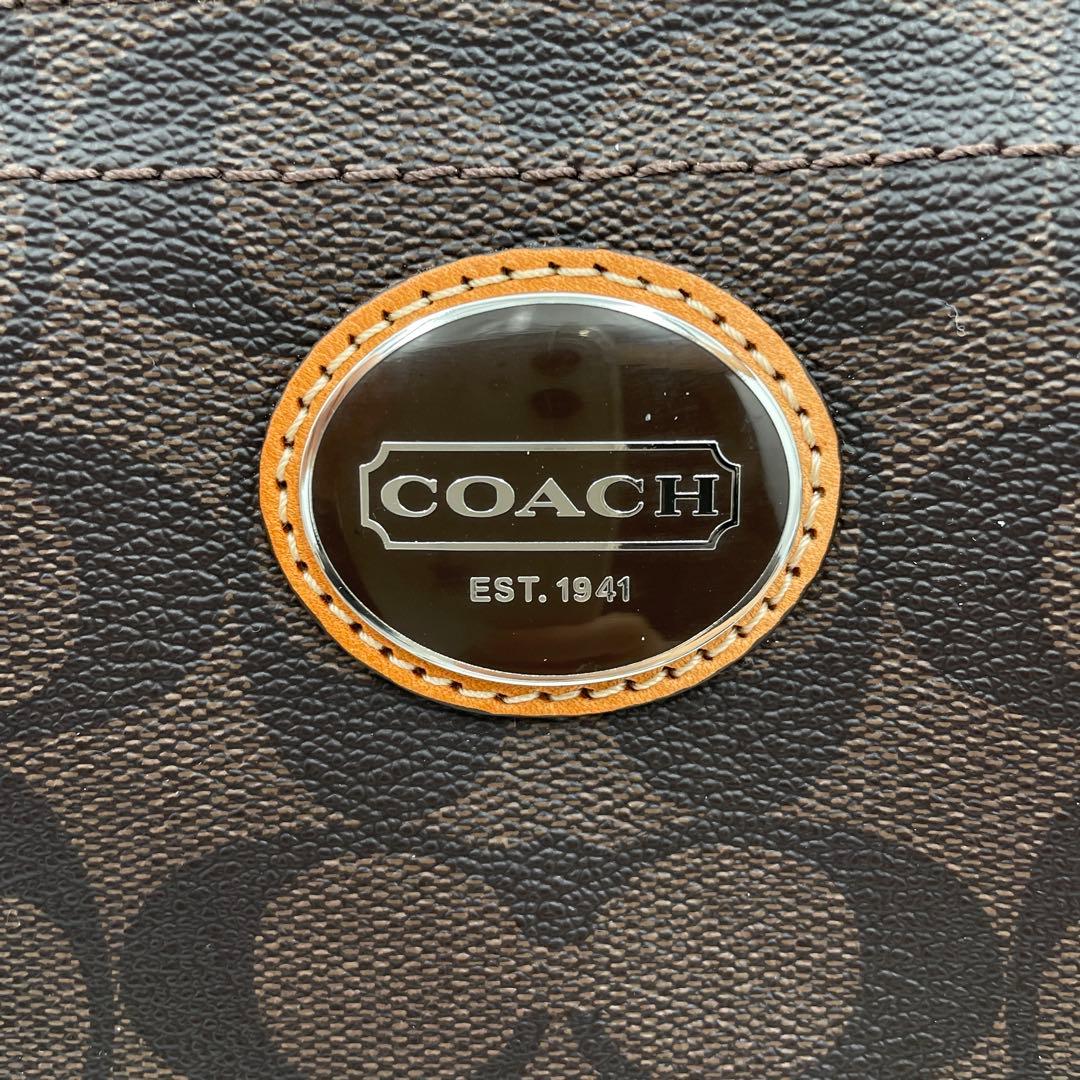 美品✨COACH ボストンバッグ シグネスチャー PVC ブラウン 2way