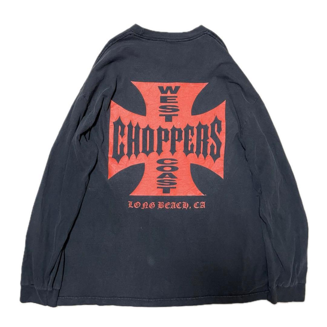 D*D様 00s WEST COAST CHOPPERS フレイム ロンT ブラ