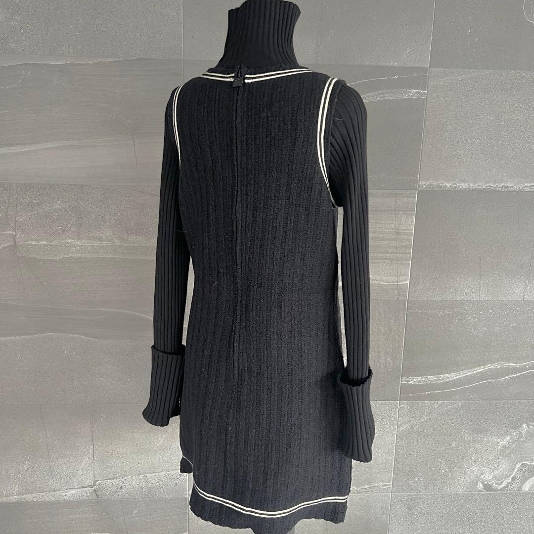 未使用　CHANEL シャネル　ジャンバースカート　ワンピース