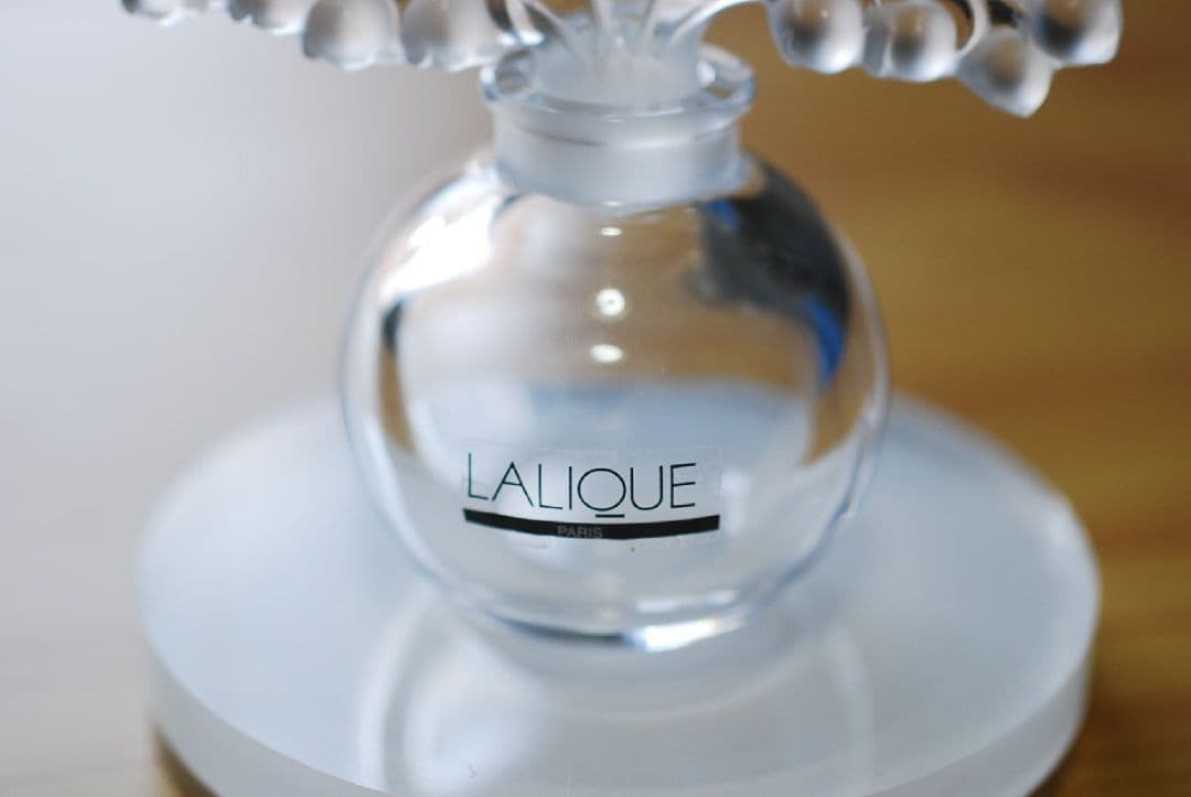 未使用品 ラリックLALIQUEクリスタル 香水瓶すずらんクレールフォンティーヌ
