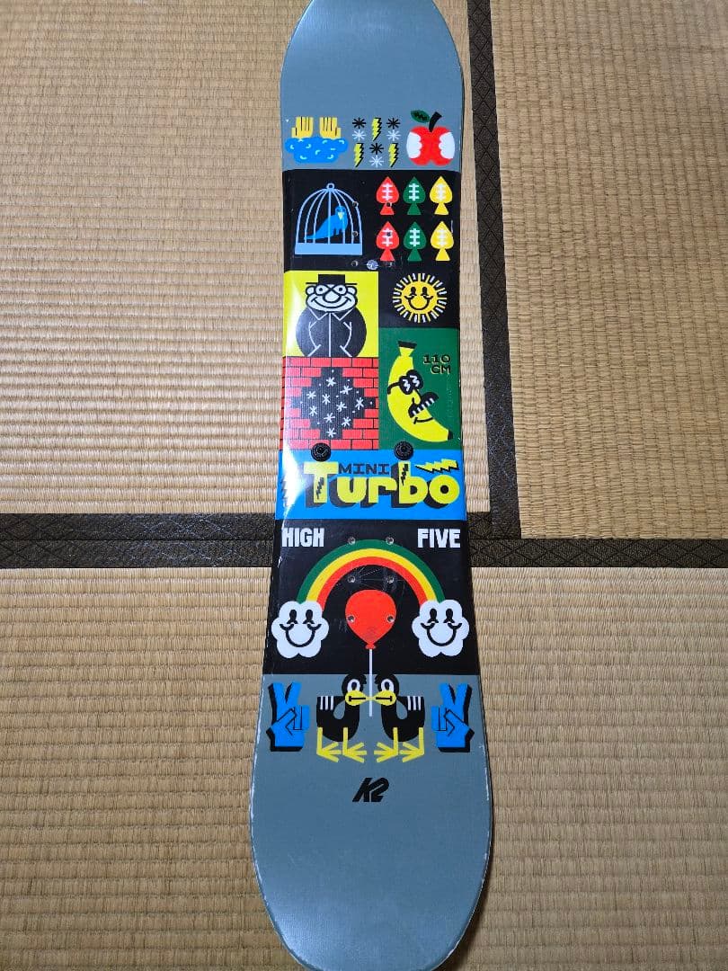 K2 ミニターボ　キッズ　スノーボード　キッズスノーボードセット　バインディング